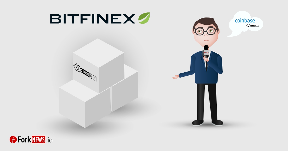 Bitfinex добавила SegWit, Coinbase сделает это на следующей неделе Bitfinex добавила SegWit, Coinbase сделает это на следующей неделе